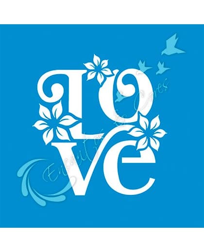 STENCIL LITOARTE STX-183 LOVE